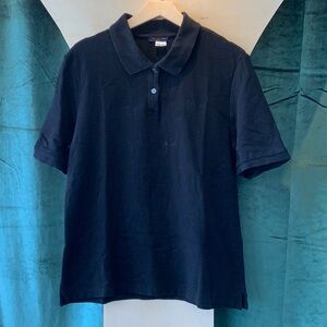Louis Vuitton Black Collared Polo Tee Shirt